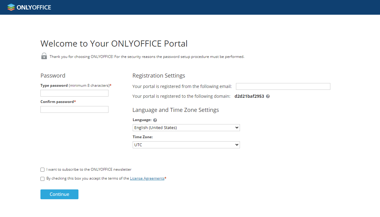 Access your portal via a web browser