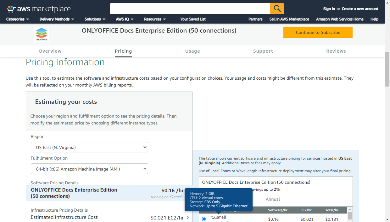 ONLYOFFICE AMI abonnieren