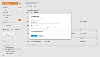 How to set up the portal Mail Server? Step 3