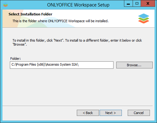 How to deploy ONLYOFFICE Workspace for Windows on a local server? Step 3