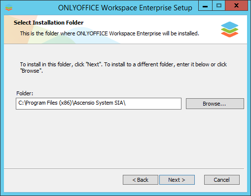 How to deploy ONLYOFFICE Workspace Enterprise for Windows on a local server? Step 3
