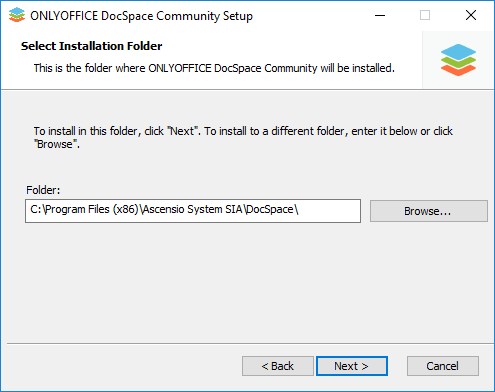 How to deploy ONLYOFFICE DocSpace Community for Windows on a local server? Step 3