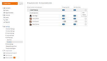 How to call your customers directly from your CRM? Step 3