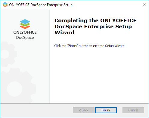 How to deploy ONLYOFFICE DocSpace Enterprise for Windows on a local server? Step 3