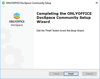 How to deploy ONLYOFFICE DocSpace Community for Windows on a local server? Step 3