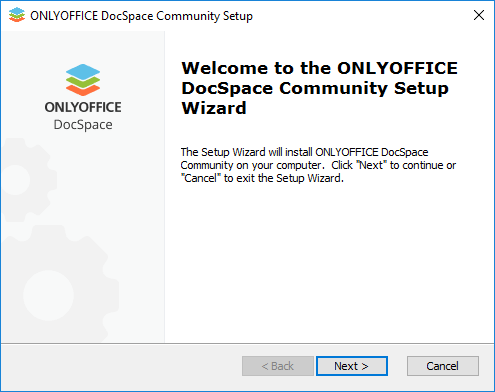 How to deploy ONLYOFFICE DocSpace Community for Windows on a local server? Step 3