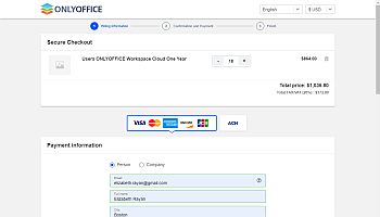 How to pay for your portal? Step 3