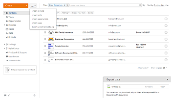 How to export your CRM customer database and edit it using Spreadsheet Editor? Step 3