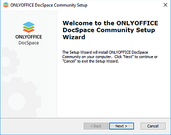 How to deploy ONLYOFFICE DocSpace Community for Windows on a local server? Step 3