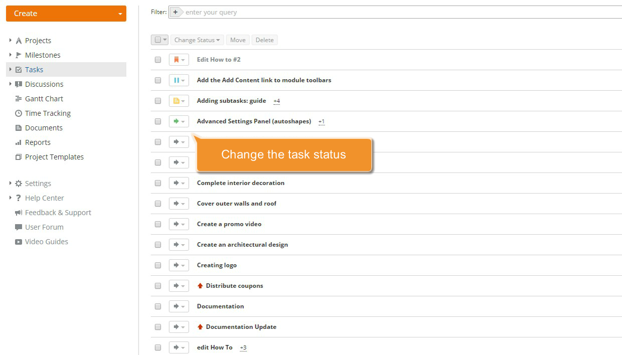 How to create custom task statuses? Step 3