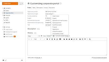How to track your potential sales? Step 3