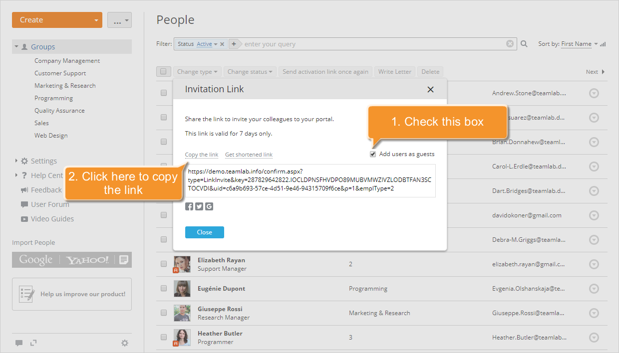 Comment ajouter des invités à votre portail? Ajouter des invités