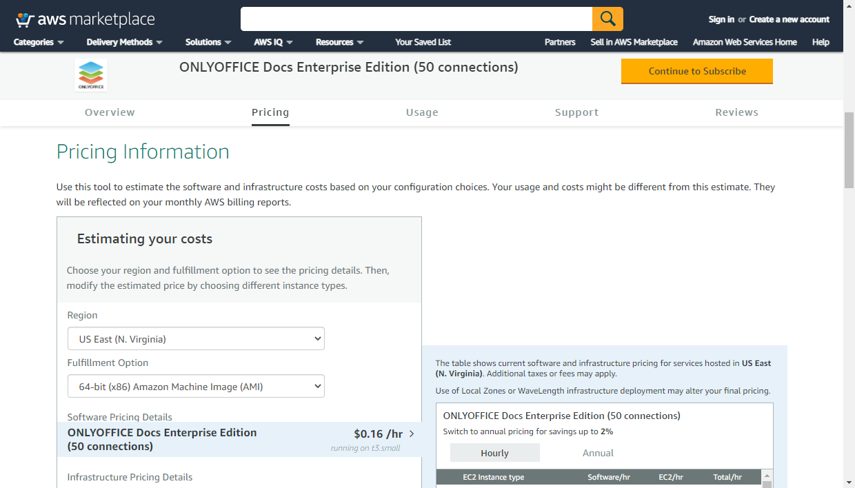 ONLYOFFICE AMI abonnieren