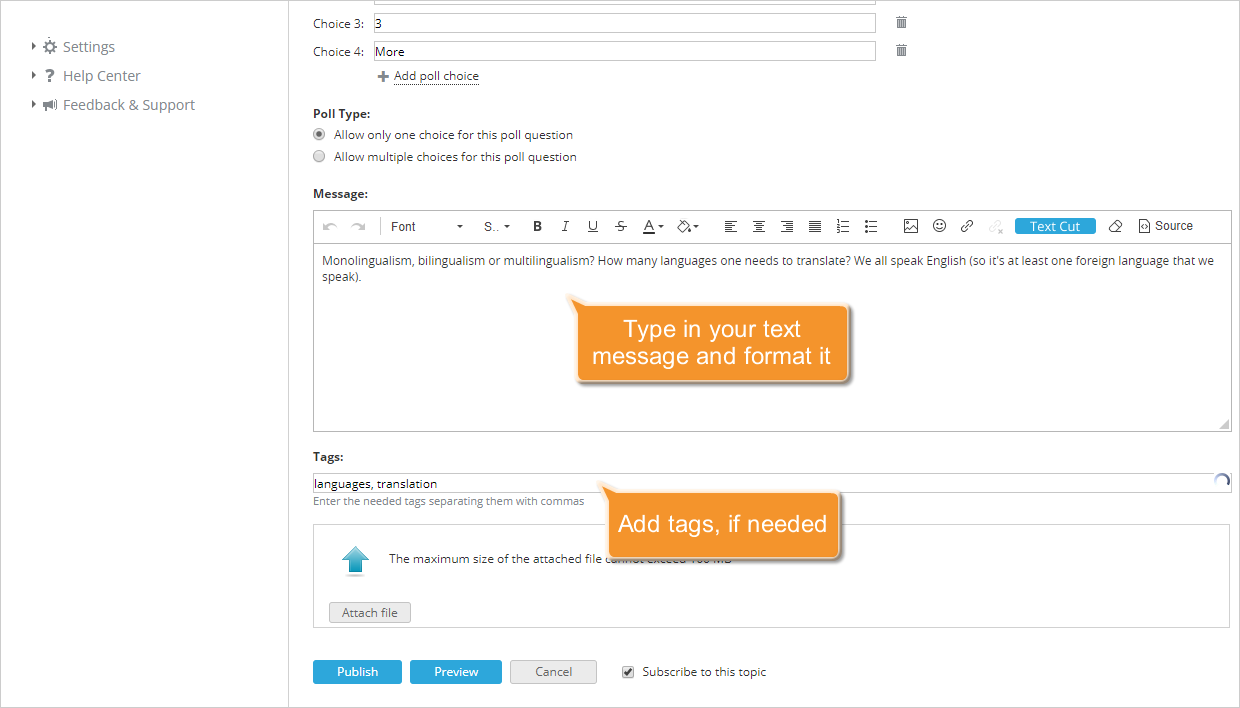 How to make your forum more interactive? Step 3