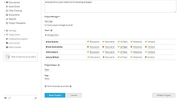 How to restrict access to your project? Step 3
