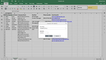 How to create a CSV file? Step 4