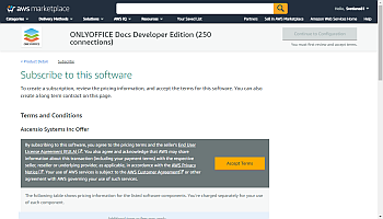 Abonnement à ONLYOFFICE AMI