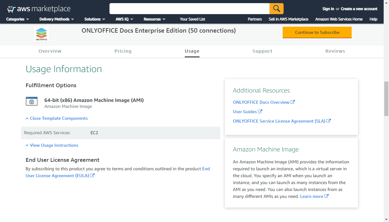 ONLYOFFICE AMI abonnieren