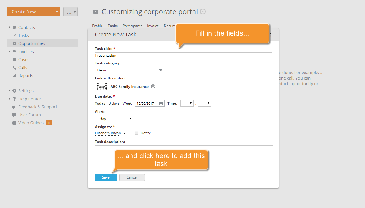 How to track your potential sales? Step 4