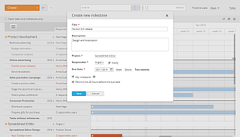 How to manage your project using the Gantt chart? Step 4