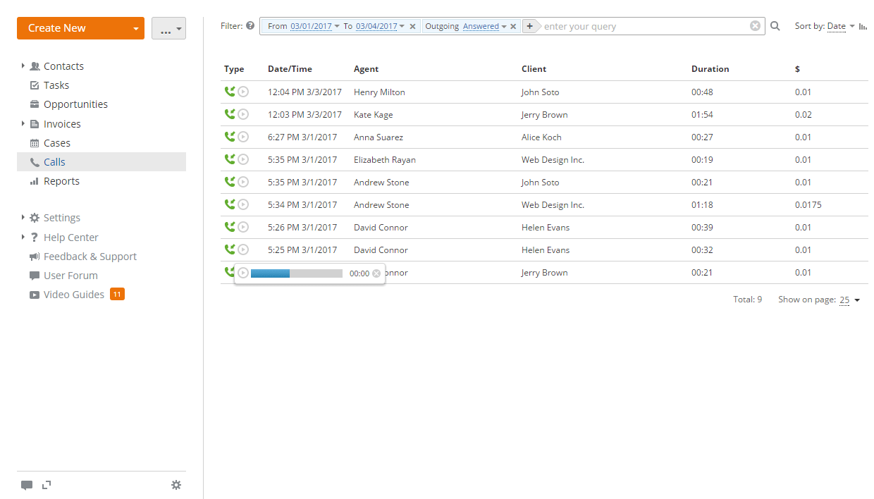 How to call your customers directly from your CRM? Step 6