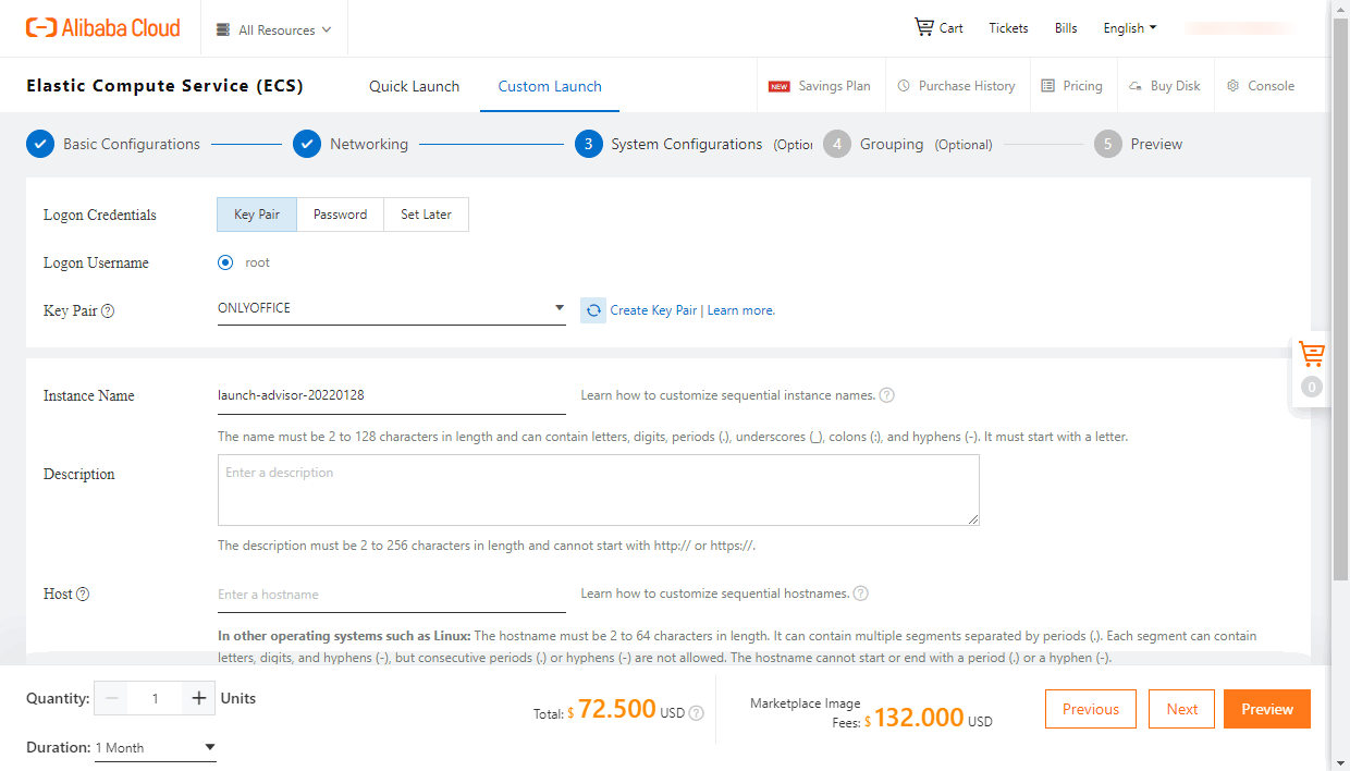 Starten Sie Ihre ONLYOFFICE-Instanz