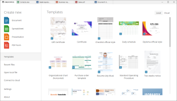 Créer des documents