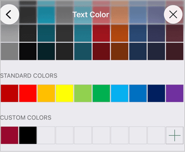 Text color
