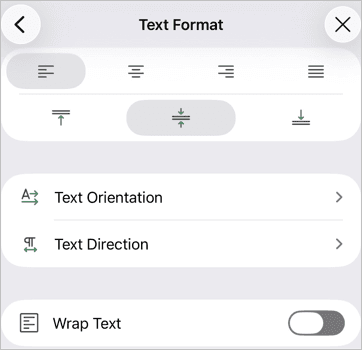 Panel formata teksta