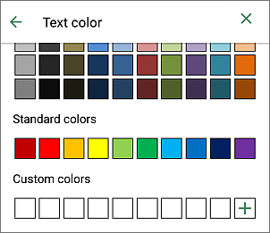 Text color