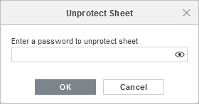 Unprotect Sheet