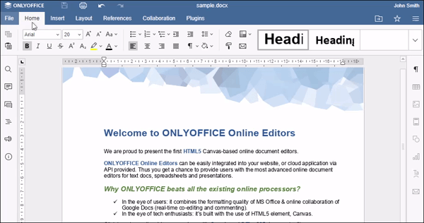 Word counter plugin gif